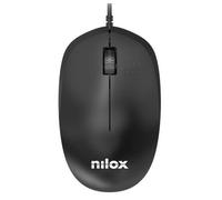 Nilox mousb1012 ratón oficina usb tipo a Óptico 1200 dpi
