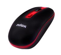 Nilox Raton Wireless 1000 dpi Negro/Rojo