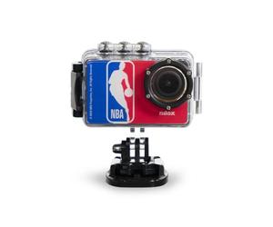 Nilox, NBA Action CAM - Cámara de acción WiFi con resolución 4K/30 fps, estabilización electrónica de Imagen, Pantalla giratoria LCD de 2 Pulgadas, Memoria de 64 GB, ángulo de visión de 170°, con