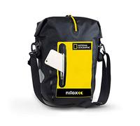 Nilox Nilox-National Geographic - Bolsa para Bicicleta Resistente al Agua con Bolsillo para portátil y PC de hasta 15,6 Pulgadas, Accesorios de Bicicleta, con Correa para el Hombro