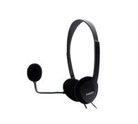 Nilox Auriculares con micrófono Negro, Unisex (Chat Live 2)