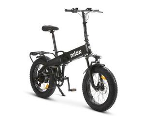 Nilox NXEBX10BK Bicicleta eléctrica Negro Aluminio/Acero 250W 70km 13Ah LCD 20'