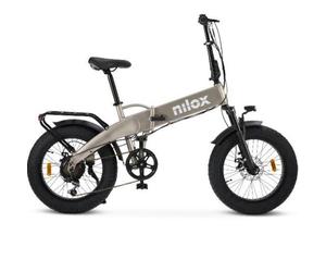 Nilox NXEBX10GR Bicicleta eléctrica 20’ plegable 13Ah 36V 70km autonomía aluminio LCD