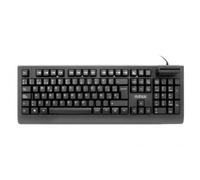 Nilox NXKIRE0002 Negro / Teclado con Cable y Lector de Tarjetas Dni-e