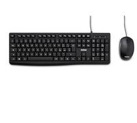 Nilox NXKMIT0012 Juego de Teclado y ratón USB, Teclado Italiano, ratón con Sensor óptico, 1200 PPP, Compatible con Windows, Linux, Mac