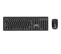 Nilox NXKMWE011 Wireless Negro - Kit teclado y ratón