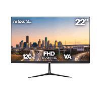 NILOX NXM22FHD1201 Monitor 22VA FHD 120HzVGA HDMI NXM22FHD1201