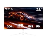 Nilox NXM24FHD2001 Monitor Gaming 23,8'' Full HD IPS, Frecuencia 200 Hz, Tiempo de Respuesta 1 ms, Salida de Audio 3,5 mm, Conexiones HDMI/DP, VESA 75×75 mm