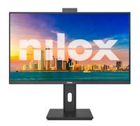 Monitor Nilox NXM24RWEB02B 23,8" FHD 120Hz IPS LED Base Giratoria Webcam Altavoces Low Blue Light