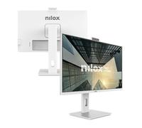 Nilox NXM24RWEB02W 24'' Full HD 120Hz Pivotante 4ms LED VGA HDMI DP Camara + Altavoces Blanco (Nuevo Embalaje Deteriorado)