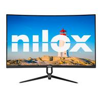 Nilox NXM27FHD18001 Monitor Curvo 27", VA, Pantalla Gaming 180Hz, Monitor PC con Reducción de Luz Azul, Conexiones HDMI y DP