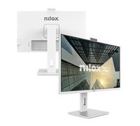 Monitor Nilox NXM27RWEB02W 27' FullHD 120Hz IPS Blanco Altavoces y Cámara Integrada + HDMI