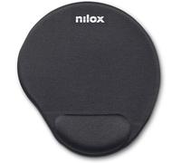 Nilox NXMPE01 Alfombrilla Ergonómica Negra