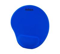 Nilox NXMPE02 Alfombrilla de Ratón Ergonómica Azul