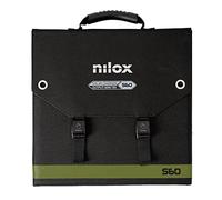 Nilox, Paneles solares S60, Panel fotovoltaico monocristalino de 60 W para Uso doméstico, Carga de Dispositivos de 5 V, Power Station y electrodomésticos Cuando se Conecta con inversor