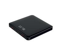 Nilox Powerbank Slim 100W 20000 mAh Carga Rápida, Batería Portátil con 4 Puertos 2 USB-C y 2 USB-A, Cargador Rápido para Notebook Laptop Smartphone Tablet, Pantalla LED, Cable USB-C Incluido, Negro