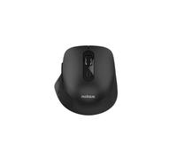 Nilox, Ratón Vertical Inalámbrico Bluetooth, Ergonómico RGB, Conexión Dual 2,4 GHz y Bluetooth 5.2, dpi Ajustables 800/1200/1600, 6 Botones Silent Click, Recargable por USB-C, para PC, Negro