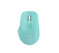 Nilox Ratón Inalámbrico 2,4 GHz con Dongle USB, Ratón Ergonómico, 6 Botones Silenciosos, dpi Ajustables hasta 3200, para PC y Mac, Blanco