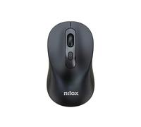 Nilox, Ratón Inalámbrico Bluetooth, Compacto y Ergonómico, con Doble Conexión USB 2,4 GHz, dpi Ajustables 800/1200/1600, Plug and Play, para PC y Portátiles, Rosa