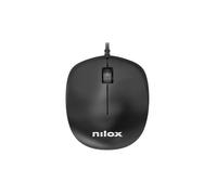 Nilox Ratón MOUSB1012 USB 1200 DPI Negro