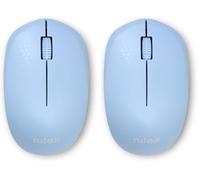 Nilox Ratón NXMOWI4012 Azul (Paquete de 2)