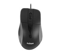Nilox RATÓN ÓPTICO 1000 dpi -Negro, MOUSB1001