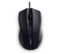 Nilox RATÓN ÓPTICO USB- 1600 dpi - Negro, MOUSB1002