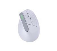 Nilox, Ratón Inalámbrico Bluetooth, Compacto y Ergonómico, con Doble Conexión USB 2,4 GHz, dpi Ajustables 800/1200/1600, Plug and Play, para PC y Portátiles, Blanco