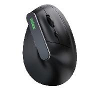 Nilox Ratón Wir Vertical Rec. Silen 1600 DPI Negro