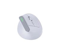 Nilox, Ratón Inalámbrico Bluetooth, Compacto y Ergonómico, con Doble Conexión USB 2,4 GHz, dpi Ajustables 800/1200/1600, Plug and Play, para PC y Portátiles, Blanco
