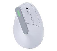 Nilox, Ratón Inalámbrico Bluetooth, Compacto y Ergonómico, con Doble Conexión USB 2,4 GHz, dpi Ajustables 800/1200/1600, Plug and Play, para PC y Portátiles, Blanco