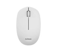 Nilox ratón wireless, 1000 dpi, 3 botones, gris
