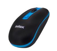 Nilox Ratón Óptico Inalámbrico 1600 DPI Negro-Azul