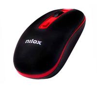 Nilox raton wireless 1000 dpi negro/rojo