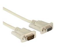 Nilox roline cable de conexión del monitor hd15 st/bu, 1,8 m