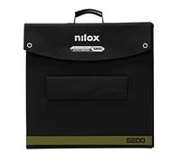 Nilox, S200 Paneles solares, Panel fotovoltaico monocristalino de 200 W para excursiones y Uso doméstico, Carga de electrodomésticos de 5 V, Estaciones de alimentación y electrodomésticos, si está