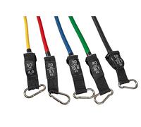 Nilox Set Elastici Fitness, Bande di Resistenza per Allenamento Completo, Elastici Fitness Uomo e Donna, Elastici per Palestra, Yoga, Pilates e Riabilitazione, Accessori Inclusi