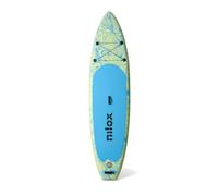 Nilox Tabla Inflable para Stand Up Paddle en PVC, Completa con Accesorios: Mochila, Remo, Bomba, Leash y 1 Aleta, Tabla de 274 x 84 x 15 cm