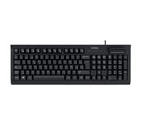 Nilox Teclado NXKIRE0001 con lector DNI-e y Smartcard QWERTY Español Negro