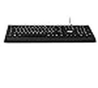 Nilox Teclado USB Ligero y Compacto NXKBIT000014 con diseño Italiano, antidesgaste, Cable de 1,5 Metros, Teclado Negro Compatible con Windows, Linux y Mac