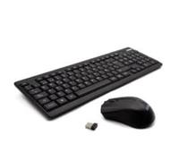 Nilox, Teclado y ratón inalámbrico, tamaño Compacto, ratón 1000 dpi, Teclado USB con diseño Italiano, tecnología inalámbrica 2.4G, Receptor Nano, Plug and Play, Compatible con Windows, Color Negro