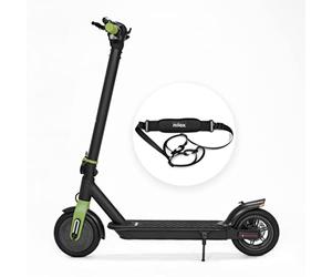 Nilox - X-Drive M1, Patinete eléctrico Plegable con Correa, Motor 350 W, autonomía 25 km, Patinete Ligero con Control de Crucero, Pantalla Inteligente, Llave NFC, Negro y Lima