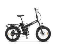 Nilox X8 PRO Bicicleta Eléctrica Plegable, Autonomía 70km y Velocidad 25 km/h, Motor Trasero 250 W y Batería Litio Extraíble 13 Ah, E-bike con Pantalla LCD 5 Niveles, Azul