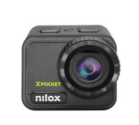 Nilox xpocket action cam, cámara deportiva compacta 4k a 30fps, panta