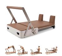 NILoykg& Cama Plegable silenciosa para Pilates Reformer, Entrenador de Yoga doméstico sin Necesidad de Montaje.