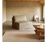 Nils - Silla modular de lino natural H 80 x B 100 x T 100 cm