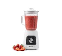 Nilson Life Batidora de Vaso, 1000 W, Capacidad 1,5 L en Jarra de Cristal, 2 Velocidades + Pulse, Control Manual, Mezcla, Tritura y Pica Hielo, Función Turbo, NTB1000MP, Cable 80 cm