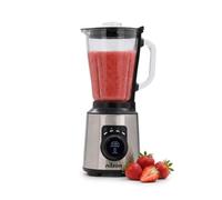 Nilson Life Batidora de Vaso Nutricional, 1200 W Potencia Máxima, Capacidad 1,5 L, 9 Velocidades, Display LED Manual, Tritura, Mezcla y Pica Hielo, Función Turbo, NTB1200DX, Cable 80 cm, Inox