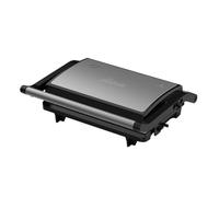Nilson Life Sandwichera Eléctrica Plancha y Sandwichera Doble, 750 W, Prensa Cocina y Asa, Placas Desmontables, Revestimiento Cerámico, Temperatura Max 190º, Cable 80 cm, Negro