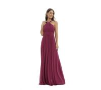 NILUXE DESIGN Vestido Largo de Fiesta, Dama de Honor- Vestido Mujer Cuello Halter Elegante - Vestido de Noche para invitada- Vestido Nochevieja -Vestido Eventos